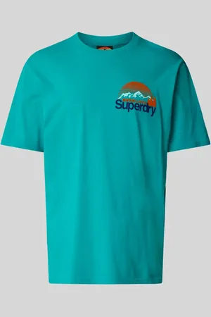 Superdry T-Shirt mit Label-Detail in , Größe L