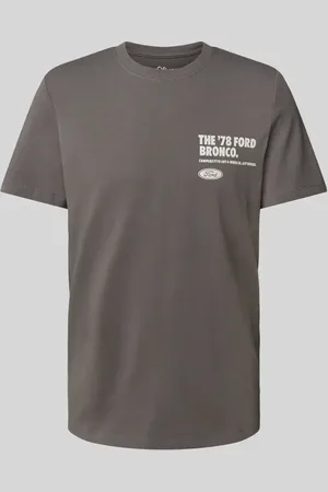 QS by s.Oliver Regular Fit T-Shirt aus reiner Baumwolle mit Ford®-Applikation in , Größe L
