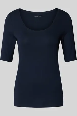 TOM TAILOR Regular Fit T-Shirt aus Baumwoll-Mix in , Größe L