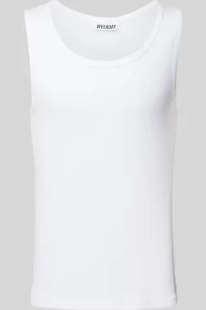 Weekday Tanktop in Ripp-Optik in , Größe L