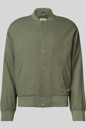 JACK & JONES Leinenbomberjacke mit Paspeltaschen Modell 