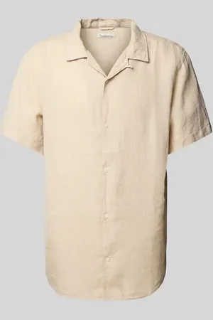 Knowledge Cotton Apparal Freizeithemd mit Knopfleiste in , Größe L