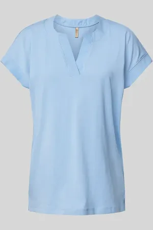 soyaconcept T-Shirt mit V-Ausschnitt Modell 