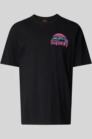 Superdry T-Shirt mit Label-Detail in , Größe L