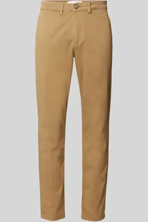 SELECTED Slim Fit Chino in unifarbenem Design Modell 
