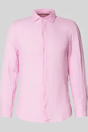 Superdry Regular Fit Leinenhemd mit Haifischkragen Modell 