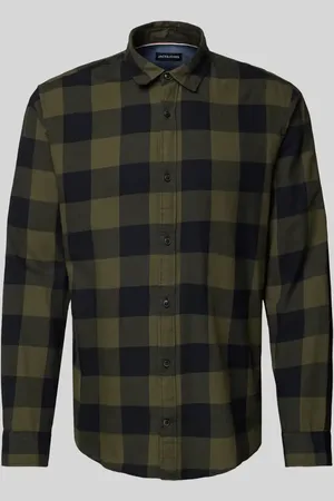 JACK & JONES Freizeithemd mit Knopfleiste Modell 