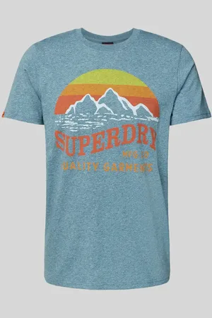 Superdry T-Shirt mit Motiv- und Label-Print Modell 
