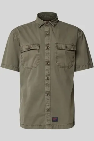 Superdry Regular Fit Freizeithemd mit 1/2-Arm Modell 