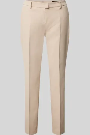Windsor Slim Fit Stoffhose mit Bügelfalten in , Größe 34