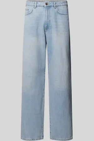 Review Baggy Fit Jeans mit Brand-Detail in , Größe 31