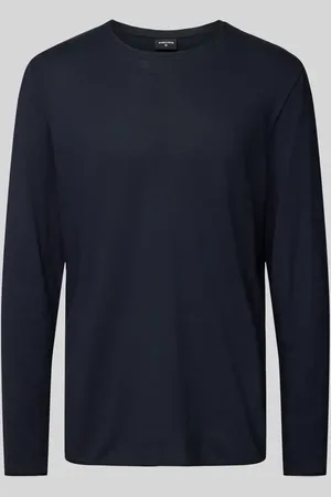 Strellson Longsleeve mit geripptem Rundhalsausschnitt Modell 