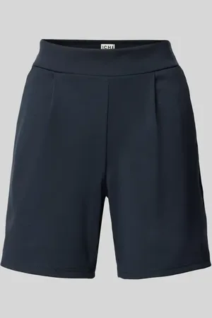 Ichi Regular Fit Shorts mit Bundfalten Modell 