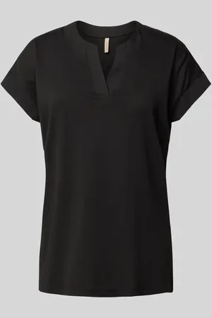 soyaconcept T-Shirt mit V-Ausschnitt Modell 