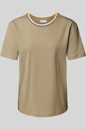 Jake*s T-Shirt mit geripptem Rundhalsausschnitt in , Größe L