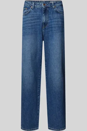 Review Baggy Fit Jeans mit Brand-Detail in , Größe 28
