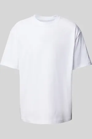 Weekday Oversized T-Shirt mit geripptem Rundhalsausschnitt in , Größe L