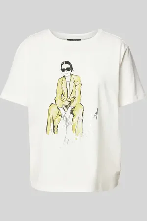 Comma, T-Shirt mit Motiv-Print in , Größe 34