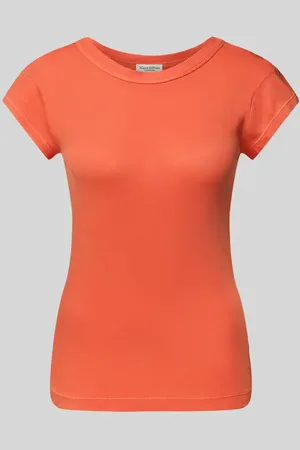 Marc O’ Polo Slim Fit T-Shirt aus reiner Baumwolle mit geripptem Rundhalsausschnitt in , Größe L