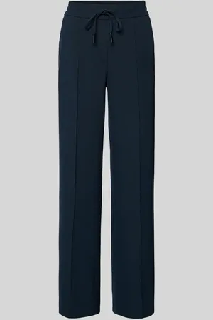 Opus Straight Leg Stoffhose mit fixierten Bügelfalten Modell 