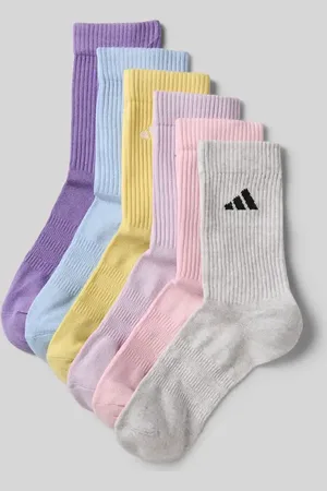 adidas Socken mit Label-Print im 6er-Pack in , Größe 34-36