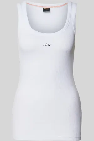 HUGO BOSS Tanktop mit Label-Stitching Modell 