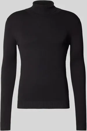 Casual Friday Wollpullover mit Label-Detail in , Größe M