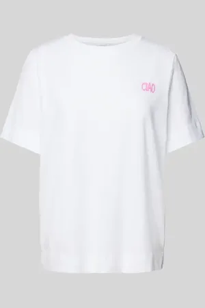 Rich & Royal T-Shirt mit Statement-Print in , Größe L