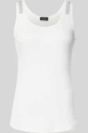 monari Tanktop mit Ziersteinbesatz in , Größe 36