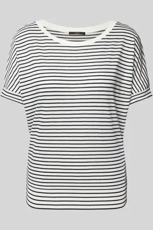 Windsor T-Shirt mit geripptem Rundhalsausschnitt in , Größe 38