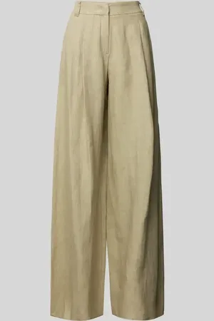 MARELLA Wide Leg Leinenhose mit Bundfalten Modell 