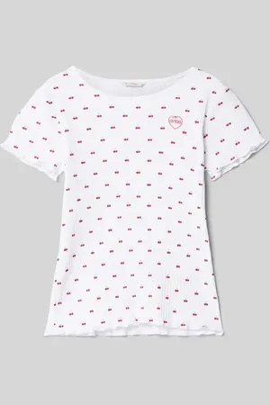 Guess T-Shirt mit Muschelsaum in , Größe 104