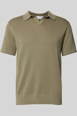 SELECTED Poloshirt mit V-Ausschnitt Modell 