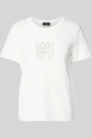 monari T-Shirt mit Label-Detail in , Größe 34