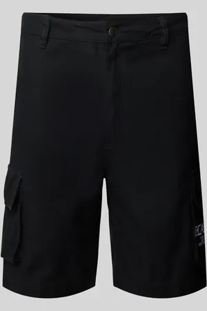 Karl Kani Regular Fit Cargoshorts mit Label-Stitching in , Größe L