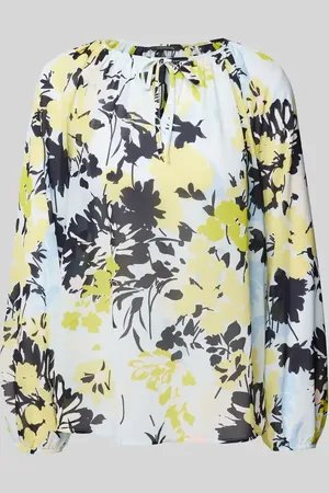 Comma, Blusenshirt mit Rundhalsausschnitt in , Größe 38