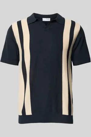 SELECTED Poloshirt mit V-Ausschnitt Modell 