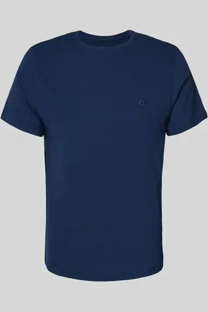 Blend T-Shirt mit geripptem Rundhalsausschnitt Modell 