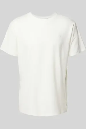 Blend T-Shirt mit geripptem Rundhalsausschnitt Modell 