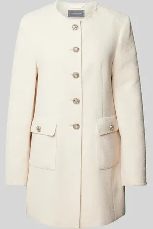 White Label Longblazer mit aufgesetzten Pattentaschen in , Größe 36