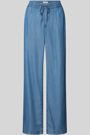 Christian Berg Straight Leg Hose mit Tunnelzug in , Größe 38