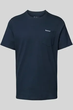 Barbour T-Shirt mit Brusttasche Modell 