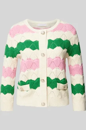 Rich & Royal Cardigan mit gerippten Abschlüssen in , Größe L