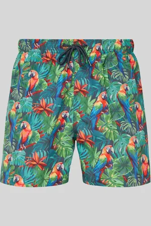 McNeal Relaxed Fit Badeshorts mit Logo-Stitching in , Größe L