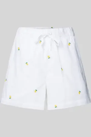 ONLY Relaxed Fit Shorts aus reiner Baumwolle mit Stickereien Modell 