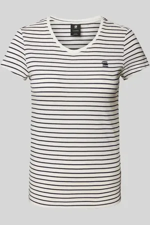 G-Star T-Shirt mit Label-Stitching in , Größe L