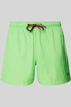 McNeal Relaxed Fit Badeshorts mit Logo-Stitching in , Größe L