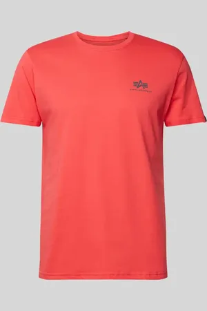 Alpha Industries T-Shirt mit Label-Print in , Größe L