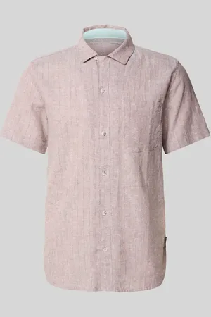 TOM TAILOR Regular Fit Freizeithemden aus Leinen-Baumwoll-Mix in , Größe L