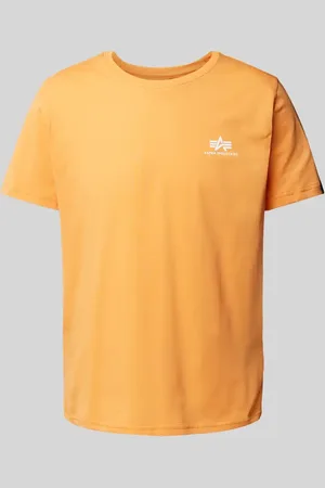 Alpha Industries T-Shirt mit Label-Print in , Größe L